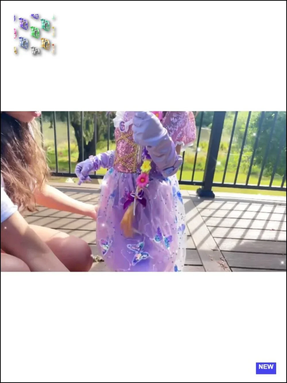 Girls Light Up Princess Dress Costume with Accessories